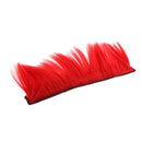 Motorcycle Adhesive Helmet Mohawk Hair Patches Skinhead Costumes Wig Red