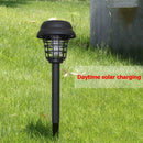 2pcs Mosquito Killer Solar LED Lamp Waterproof Garden Insect Fly Trap Light