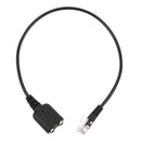 1pc Dual 3.5mm Audio Jack Female to Male RJ9 Plug Adapter Convertor Cable