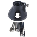 1Rotary Multi Tool Cutting Guide HSS Router Drill Bits Kit Cutters Set OZ