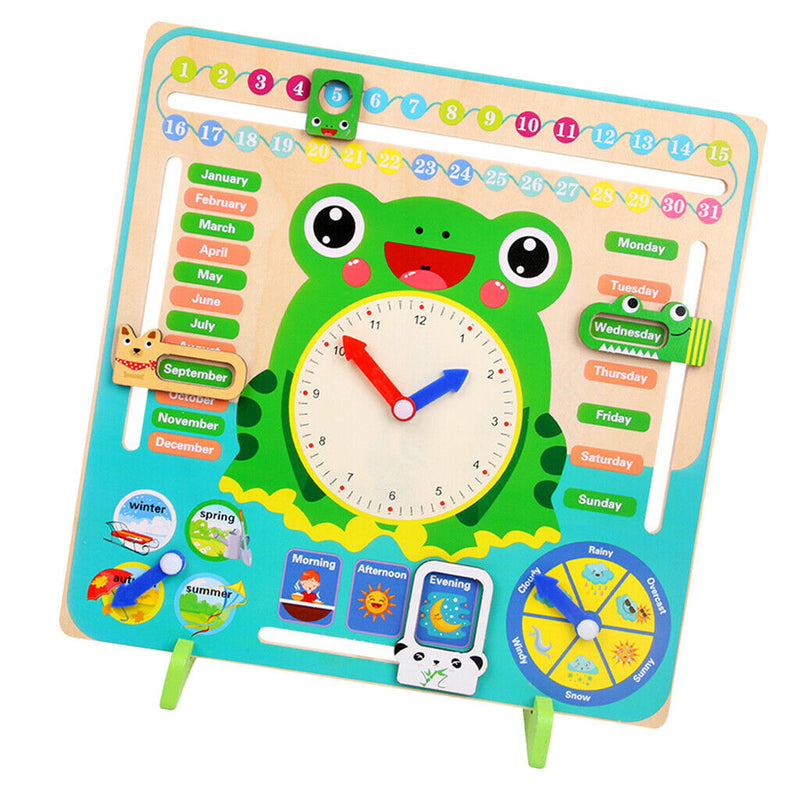 Children Time Learning Clock, 12 Hour, Makes Kids Learning