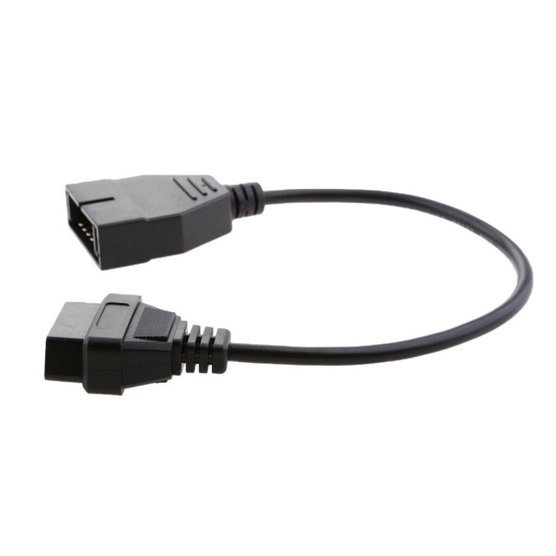 Car Error Fixing 12 Pin To 16 Pin OBD2 OBDII Scanner Cable Adapter For GM