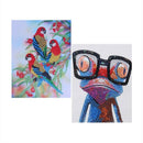 2Pcs 5D Special Shaped Diamond Painting Birds Picture Partial Drilled Rhine