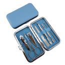 7X Nail Easily Clippers Cleaner Manicure Case Tool Grooming Kit Pedicure Set Nw