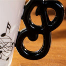 Creative novelty note handle ceramic cup free spectrum coffee milk tea cup