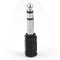 4 x 6.35mm 1/4 Male to 3.5mm 1/8 Female Stereo Audio Plug Mini Jack Adapt ZZT