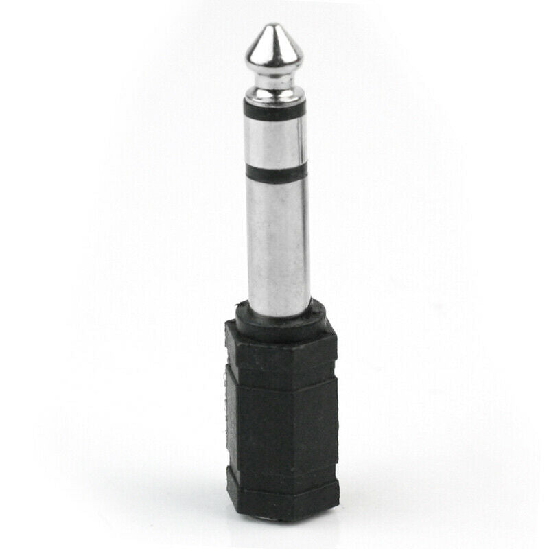 4 x 6.35mm 1/4 Male to 3.5mm 1/8 Female Stereo Audio Plug Mini Jack Adapt ZZT