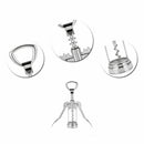 1Pcs Zinc Alloy Corkscrew Red Wine Bottle Opener Cork Puller tool Newest Useful