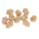 Pack of 100 Unfinished Wooden Acorns Toys for Wedding Party Cake Topper Home