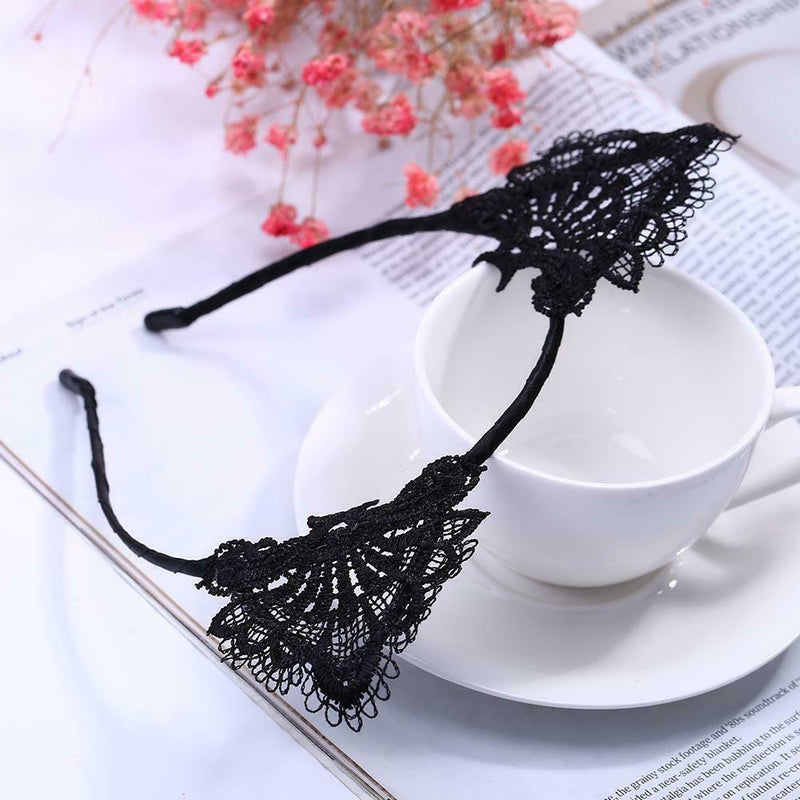 Sexy Summer Girls Lace Cat Ear Headband Hairband Princess Hair Accessories