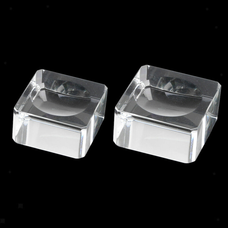 2pcs Cr Crystal Display Stand Base For Crystal Ball Sphere Globe Stone