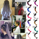 Dyeing Jumbo Braid Hair Extensions Ombre Synthetic Braiding Hair Light Gray