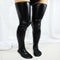 Fashion Womens Sexy Long Socks Thigh High Stockings Faux Leather Club-we DDY