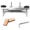 Stainless Steel Guitar Bridge Clamp Luthier Repair Tools with Washer Wrench