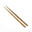 1 pair Natural Wavy Wood Chopsticks Chinese Chop Sticks Reusable Food Sticks BES