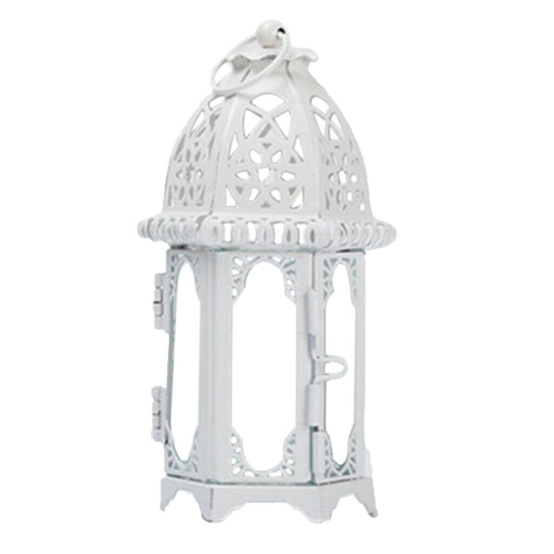 4 Pieces Retro Tabletop Candle Holder Hanging Wind Light Lantern Ornaments