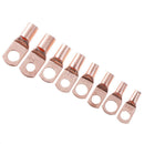 60Pcs Electrical Copper Lug Cable Wire Connectors Crimp Terminal SC6-25 Set Ki3C
