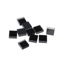 10 Pieces Aluminum Radiator Heatsink  Sink Pad Replacement 14x14x6mm
