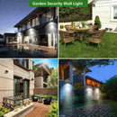 100LED Solar Power Light PIR Motion Sensor Security Outdoor Garden Wall Lam Y9I5