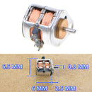 Micro mini 6.5mm*6mm 2-Phase 4-Wire precise stepper motor tiny stepping motor ME