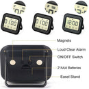 Kitchen Timer Digital Alarm Clock Lcd Touchscreen Magnetic Backing Come Wit H1O6