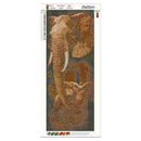 5D DIY Full Drill Diamond Painting Elephant Cross Stitch Embroidery Mosaic