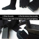 Cotton Breathable Electric Heating Socks Winter Outdoor Sports Heated Socks