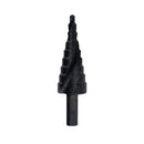 1* New Black Nitride Spiral Groove Triangle Shank Step Drill Bit Pagoda Drill