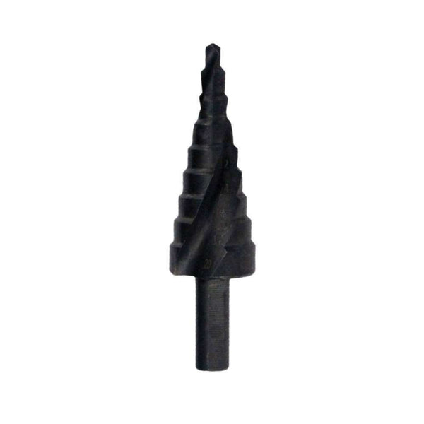 1* New Black Nitride Spiral Groove Triangle Shank Step Drill Bit Pagoda Drill