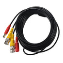 10m 33ft Security Video/ Power Cable BNC + RCA Plug Combination Cable for C