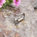 Titanium Ti TC4 Outdoor Key Carabiner Keyring Keychain Holder (Ti Color)