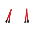 2x 10inch SATA 3 6GB High Quality Locking Serial ATA HDD SSD Data Cable Lead