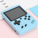 500 Games Pocket Game Console Adults Kids Handheld Gaming Player (Blue)