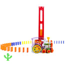 Electric Domino Train Blocks Set - 60pcs Dominoes in 4 Colors - Kids Toddlers
