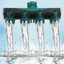 4 Ways Garden Hose Splitter-Garden Water Hose Splitter, Ball Valve Hose Con