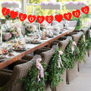 Wooden Hollowed I LOVE YOU Wedding Pendant Festival Party Hanging Ornaments