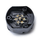 7-Pin 12V Trailer Caravan Plug Female Adapter Connector With Cover