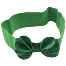 Green Faux Leather Flower 7.5cm Wide Elastic Cinch Belt for Woman