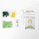 Children DIY Button Painting Handmade Drawing Craft Kit Stickers Pictures