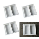 3pcs DIY Walk Maker Concrete Stepping Stone Mold Garden Lawn Pathmate Stone Mold