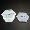Transparent DIY Silicone Craft Tools Jewellery Necklace Storage Box Mould