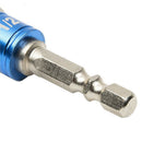 Socket Bit Adapter Drill Nut Driver Power Extension Bar 3pc Set 1/4" 3/8" 1 BX