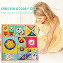 1 Set Children Wooden Toys Tangram Early Education Puzzle Building Blocks