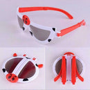 Creative Foldable Cute ladybug Sunglasses Goggles For Baby Boys New Kids Gi C1A5