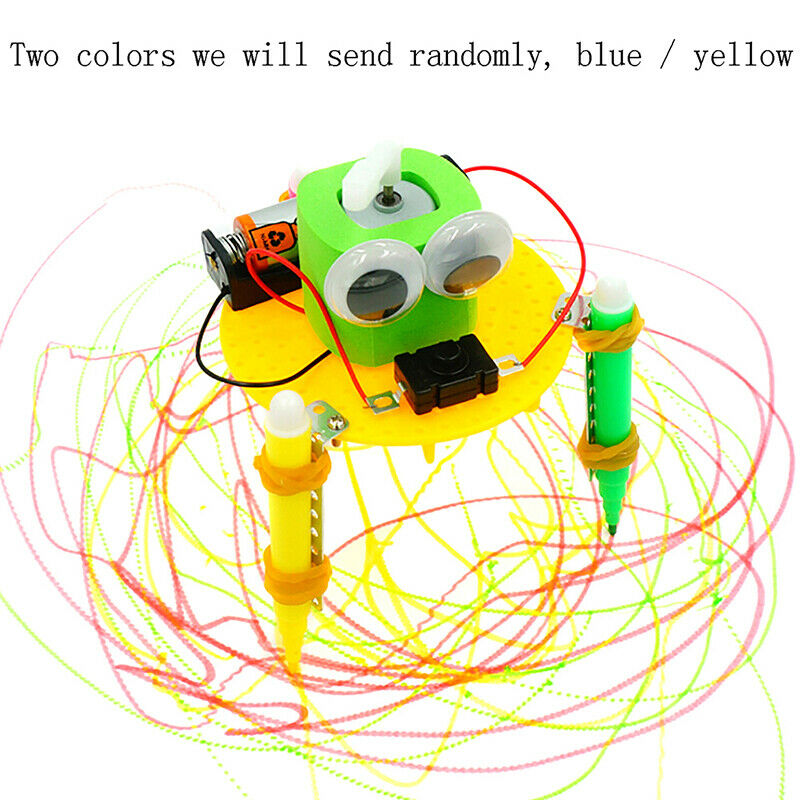 1Set Early Learning DIY Doodle Robot Technology Inventions Educational Kid  OZ