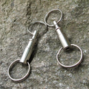 3PCS Detachable Removable Pull Apart Quick Release Keychain Key Rings Lots NM