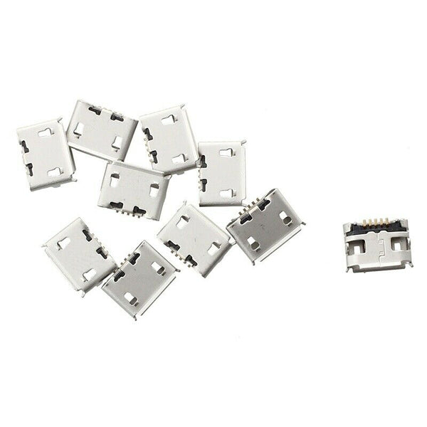 10 pcs cell B type Micro-USB port connector female jack plug charge Y9H1