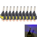 1PC 12V 20A Car Auto Blue LED Light Toggle Rocker Switch 3Pin SPST ON/OFF D~