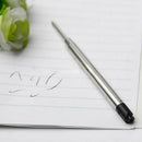10Pcs School 0.5mm Black Ink Ball Point Pen Replacement Refills 9.8cm Length bvf