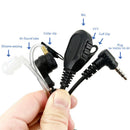 Walkie Talkie earpiece microphone for VERTEX YAESU PTT headset ft-60r vx-3r